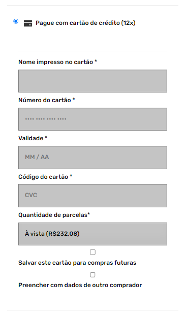 Não consigo realizar uma compra no cartão de débito no Roblox