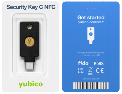 YubiKey NFC (Security Key) USB-C - Imagem 4