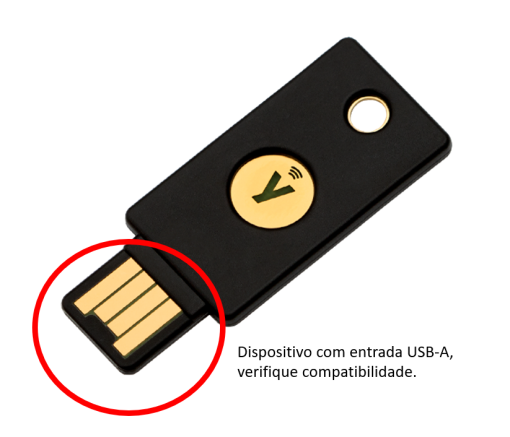 YubiKey 5 NFC 2FA FIDO/FIDO2 - Imagem 2