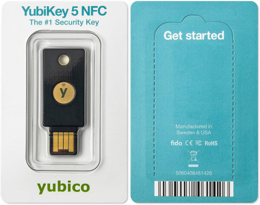 YubiKey 5 NFC 2FA FIDO/FIDO2 - Imagem 3
