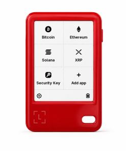 Ledger Nano™ Gen5 (Grátis Recovery Key) - Cherry Red