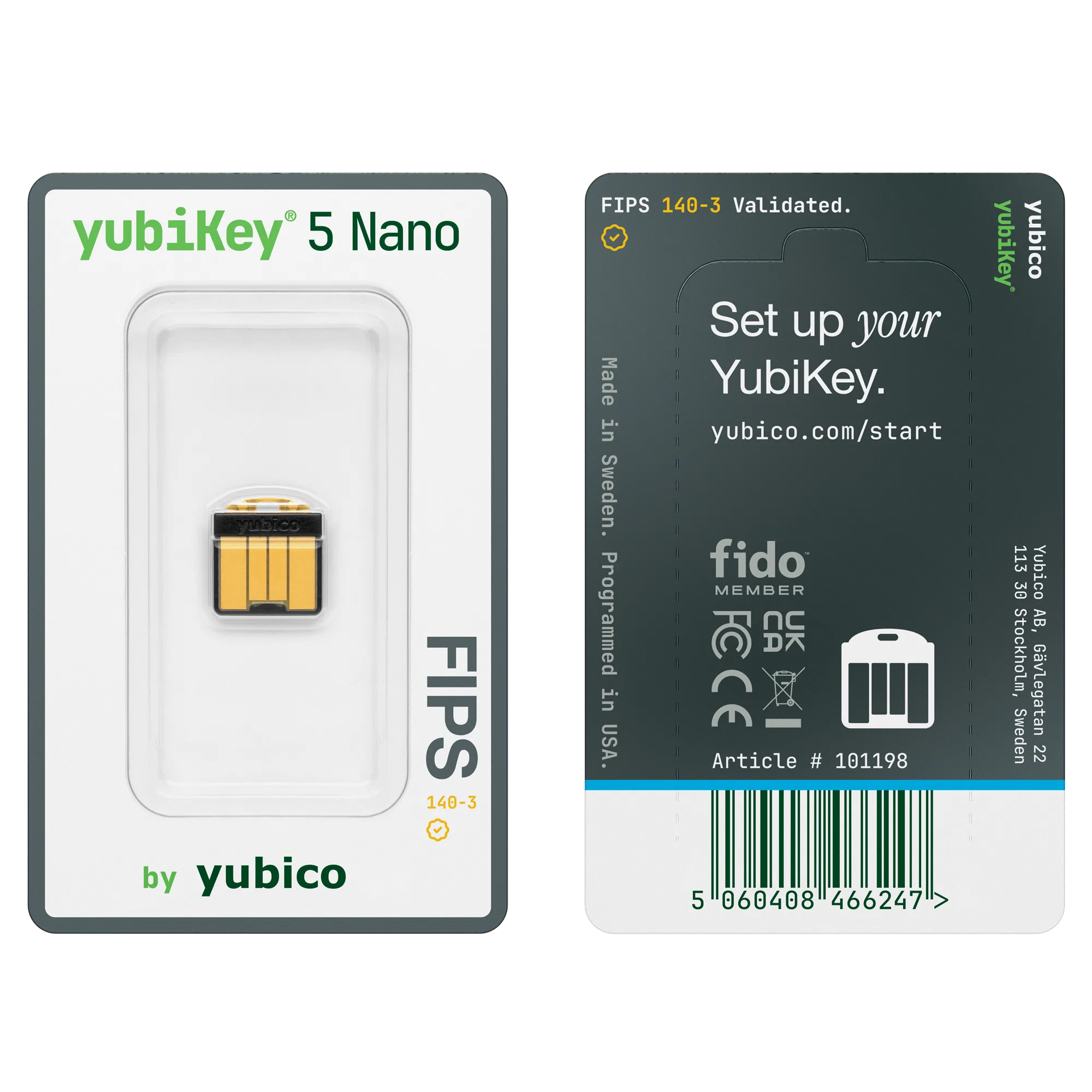 YubiKey 5 Nano FIPS (140-3)