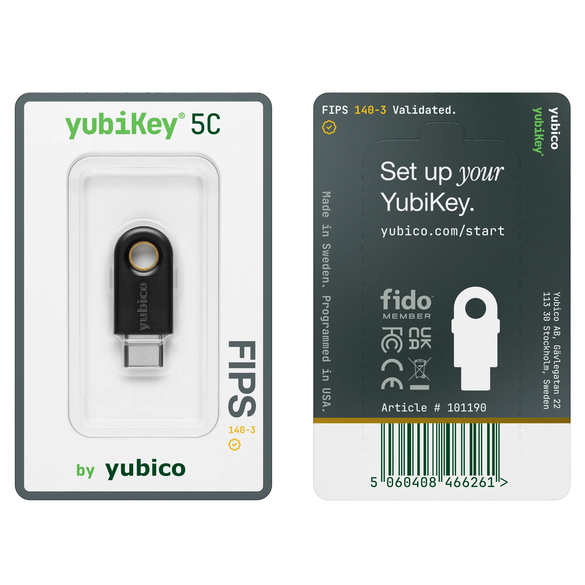 YubiKey 5C FIPS (140-3)