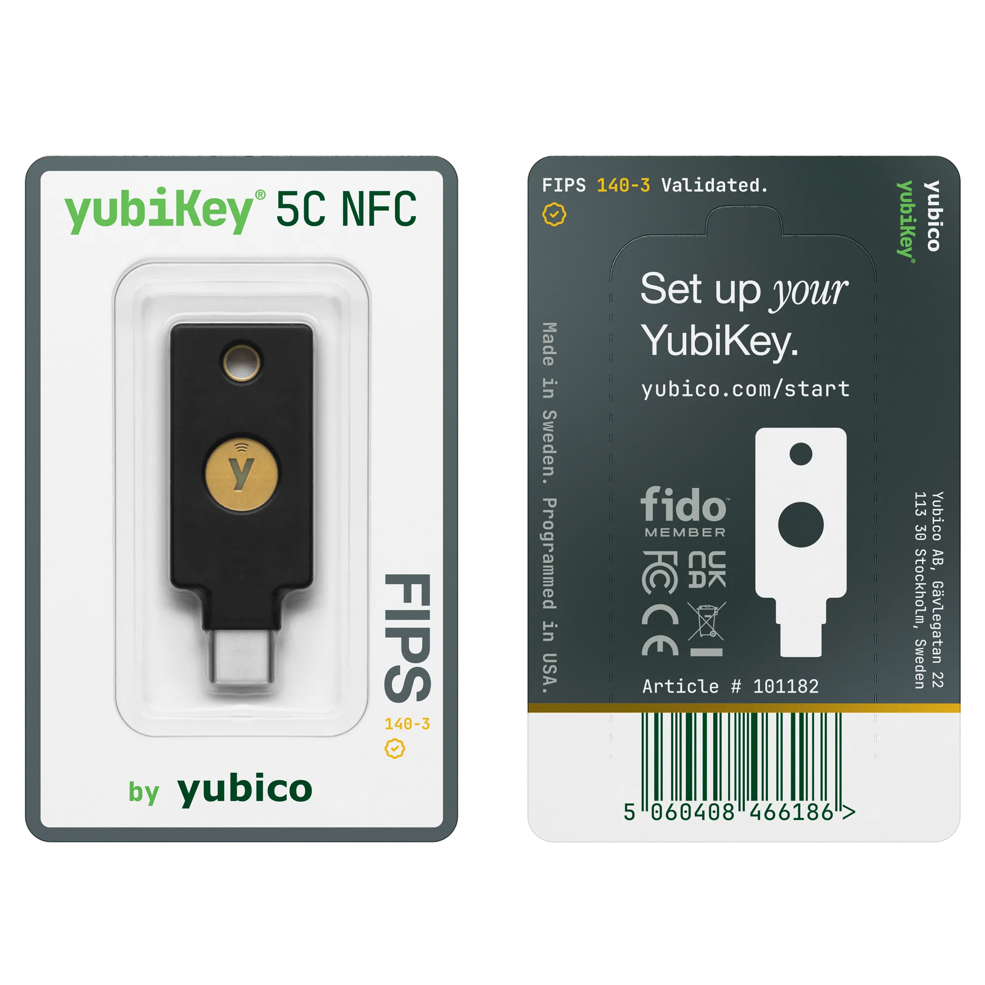 YubiKey 5C NFC FIPS (140-3)