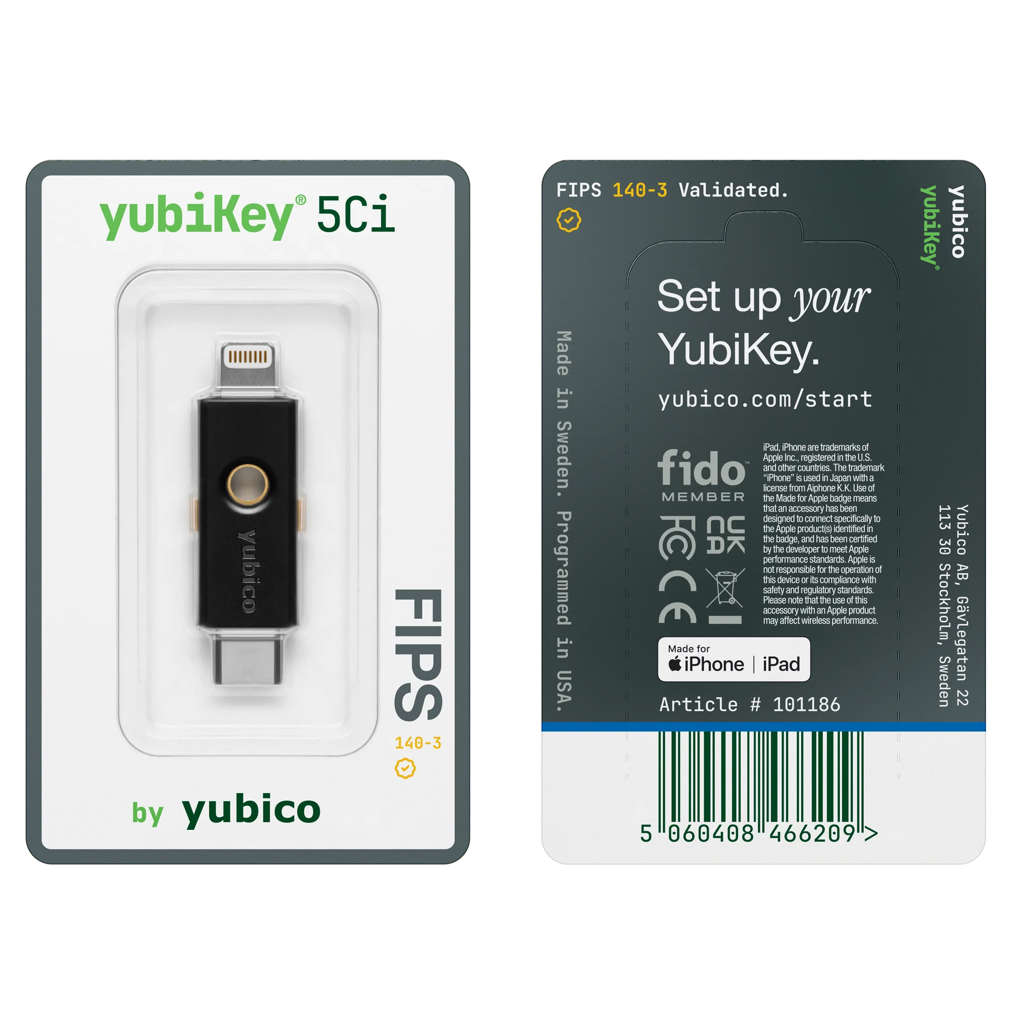 YubiKey 5Ci FIPS (140-3)