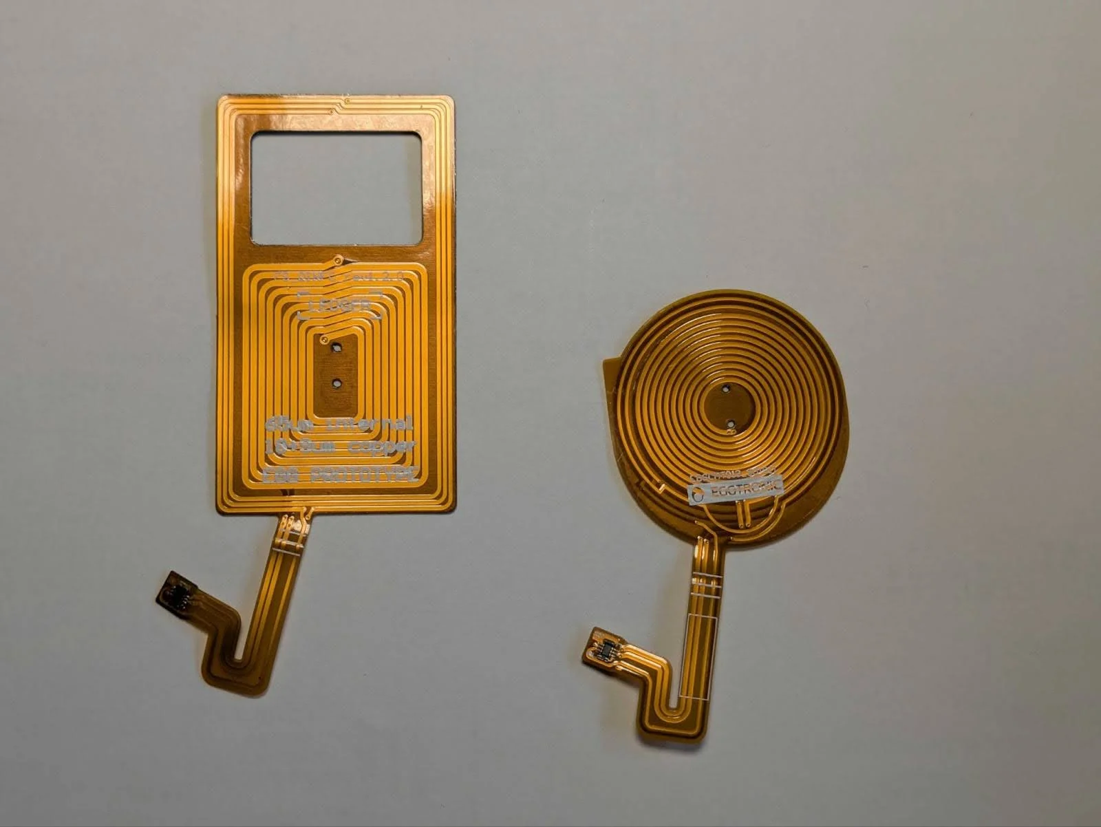 As duas variantes de antena NFC da Ledger Stax